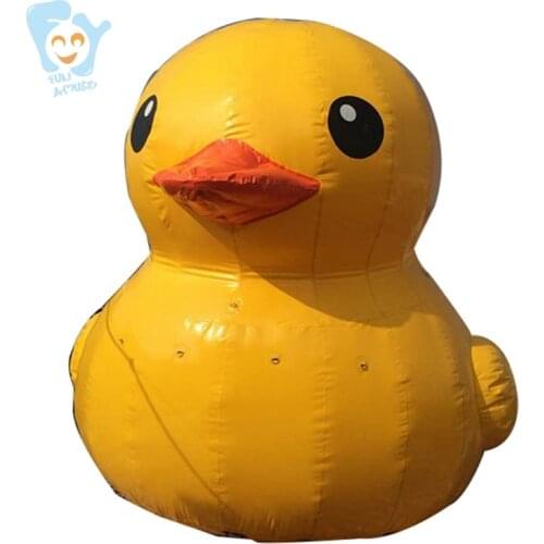 Giant Hongkong Rubber Duck Inflatable Yellow Duck 2m Water Pool Floats Customize