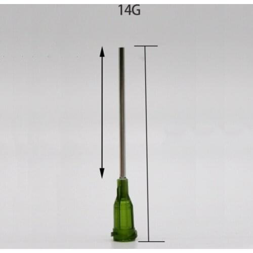 50pcs Syringe Dispensing Needles With Luer Lock 14G 15G 16G 18G 20G 21G 22G 23G 25G 27G 1.5 Inch Length Blunt Tip