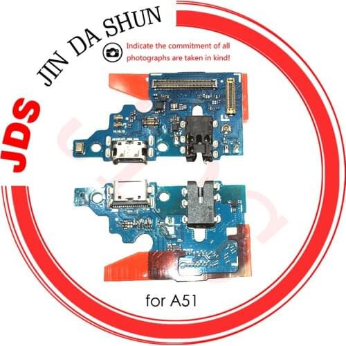 JDS Mirco USB Charging Dock Socket Port Charger Connector Board Headphone Jack Audio Flex For Samsung A51 SM-A515F FT