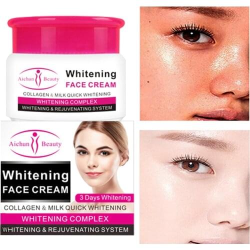 Collagen Milk Cream Whitening Face Cream Moisturizing Oil Control Acne Removing Fine Lines Nourishing Anti-Aging Skin Care Tool
