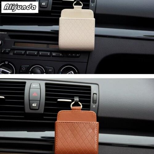 Car Organizer Box Bag Air Outlet Dashboard Hanging Leather Box for Jaguar Land Rover Range Rover/Evoque/Freelander/Discovery
