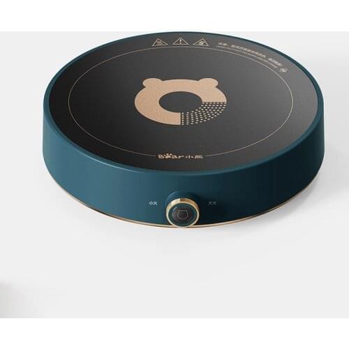 Round Induction Cooker Household Small Multi-functional Hot Pot Dormitory Mini Cooking Noodles 2100W