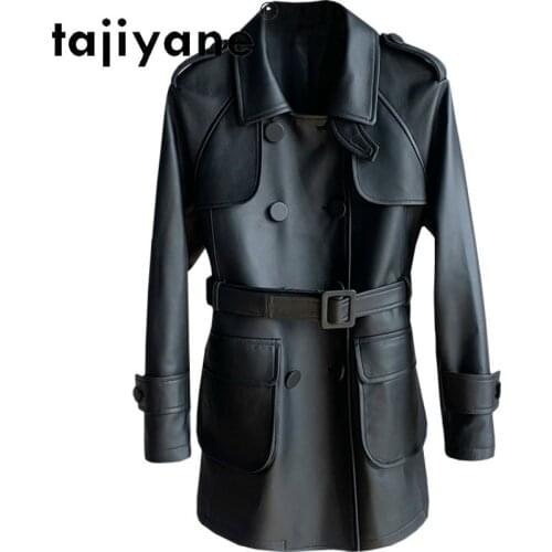 Real Jacket Leather Women Genuine Sheepskin Coats Woman Clothing Korean Style High Quality Slim Mujer Chaqueta TN1780