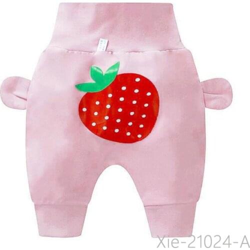 Baby cute pants boys girl cartoon high waist protection belly children toddler spring autumn newborn infant trousers cheap stuff