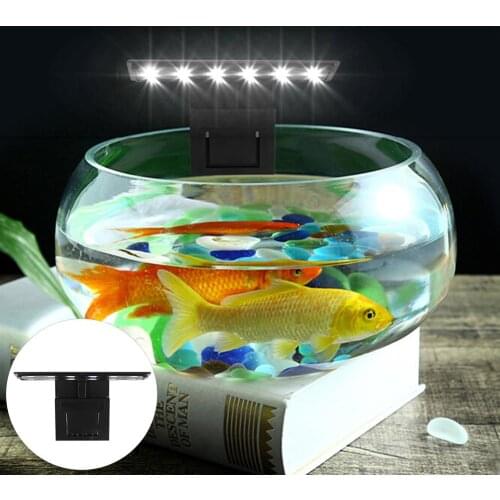 Mini Bright LED Aquarium Fish Tank Clip Light 5W Water Grass Coral Growth Lamp
