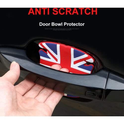 Car Door Handle Wrist Sticker Scratch Protector For Mini Cooper One S JCW R50 R55 R56 R60 R61 F54 F55 F60 Countryman Accessories