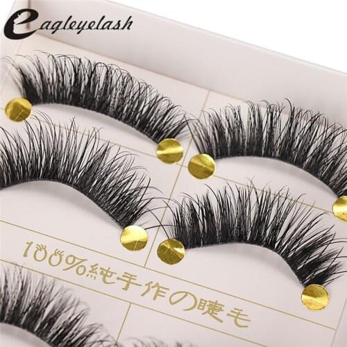 5 Pair Natural False Eyelashes Soft Long Eyelash Fake Eye Lashes Extension Tools Makeup False Eyelashes Extension False Eyelash