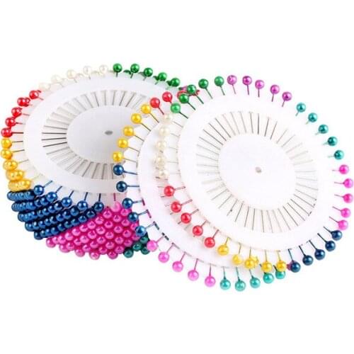 LMDZ Positioning Needles Pearl Head Safety Pin Craft Dressmaking Straight Sewing Needle Pins for Sewing Decoration Embroidery