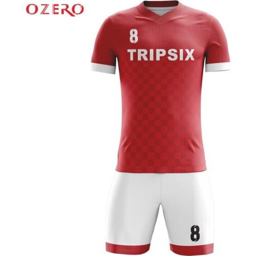 Professional custom mens long sleeve v-neck soccer shirts