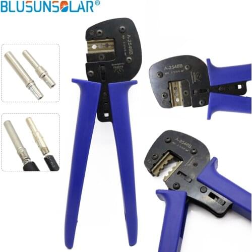 Solar PV Solar Connector Crimping tool for CNC termnial pins and wire crimper 2.5m2 4mm2 6mm2, PV Crimp Pliers tools