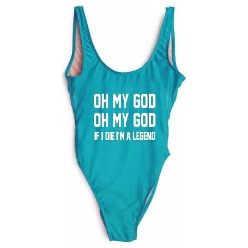 OH MY GOD OH MY GOD bathing suit one piece backless swimwear beachwear women jumpsuit bodysuit backless summer monokini jumpsui