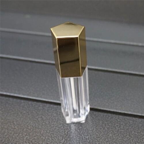 5/10/20/30/50pcs Empty Gold Plastic Lipgloss Bottle,Creative Portable Lip Gloss Tube, Lipstick Tube