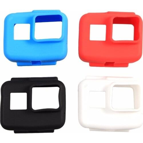 Colorful Soft Silicone Rubber Frame Protective Case for GoPro Hero 5 6 7 Black Protective Cover for Go Pro 5 Camera Accessories