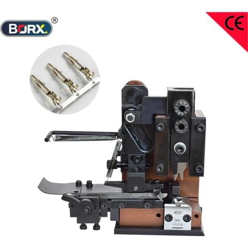 Horizontal OTP terminal crimping applicator Mute crimping machine side feeding die