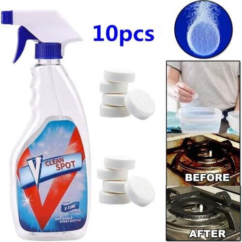 VIP Dropshipping Multifunctional Effervescent Spray Cleaner Set with Spray Bottle Home Cleaning Effervescent Spray Cleaner