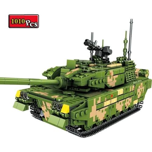 WW2 Military Series World War II Type 15 Light Tank Weapon Accessories DIY Model Building Blocks Bricks Toys Gifts