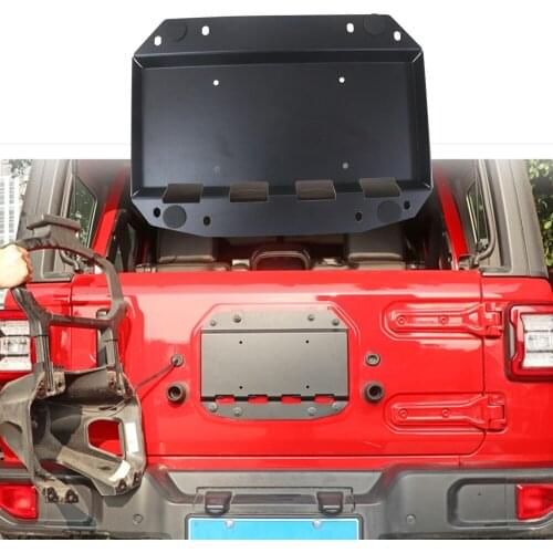 Lantsun JL1162 for j eep for w rangler JL 2018+ tailgate decoration Aluminum alloy
