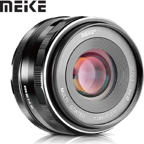 Meike 35mm f1.7 Manual Focus Lens for Olympus Panasonic Micro Four Thirds MFT M4/3 Micro 4/3 Mount Mirrorless Cameras