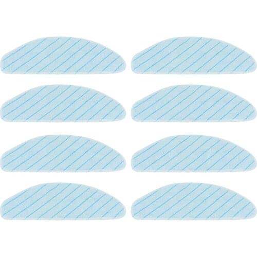 8Pcs Washable Mopping Cloth For ECOVACS Deebot T9 Robot Vacuum Cleaner Series Parts Replacement