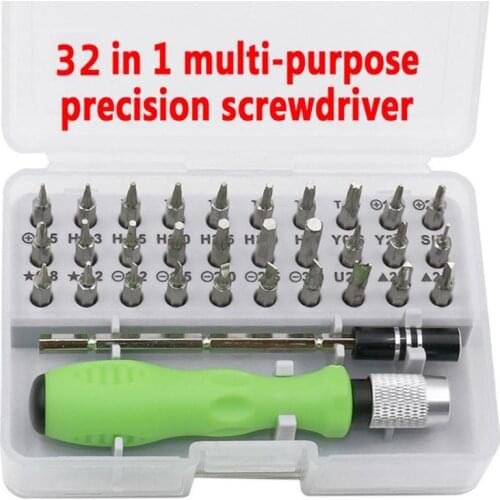Tool Repair 32 In 1 Screwdriver Set Precision Mini Magnetic Screwdriver Bits Kit Phone Mobile IPad Camera Maintenance Hand Tools