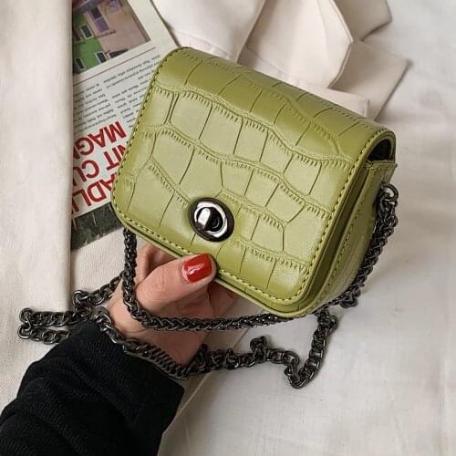 2021 New Style High Quality Fashion Ladys Chain Messenger Bag All-match Mini Lipstick Bag Niche Design Shoulder Bag Female Bag