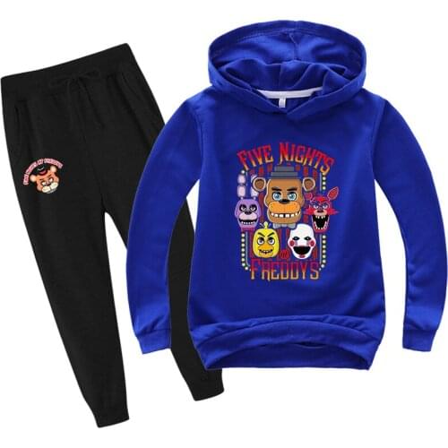 New FNAF Boys Sweatshirt Hot Sale Five Nights at Freddys Girls Hoodie Kids Clothes Boys Hoodie Christmas Costume FNAF Hoodie