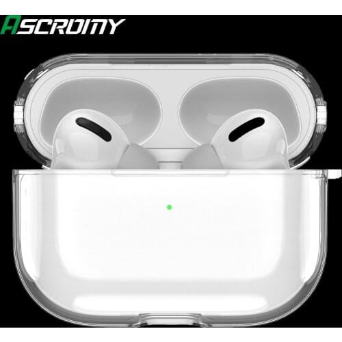 Clear Cover Skin Case For Apple AirPods Pro Air Pods 3 Airpod 2019 Silicone Shockproof Protective Coque Luxury Funda Accessories