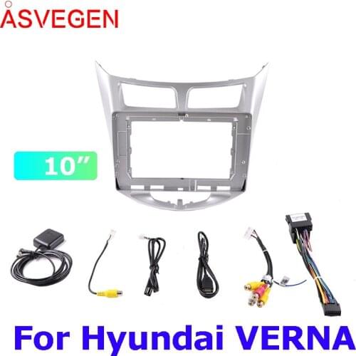 10” Car Radio Fascia Frame For Hyundai Verna Car Dvd Frame Install Panel Dash Mount Installation Dashboard