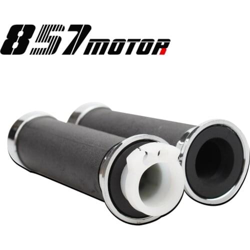 1 Set 7/8" 25mm Handle Grip Hand Grips Motorcycle Handlebar Grip Rubber Gel Sleeve for HONDA Magna 250 Magne250 SHADOW 400 750