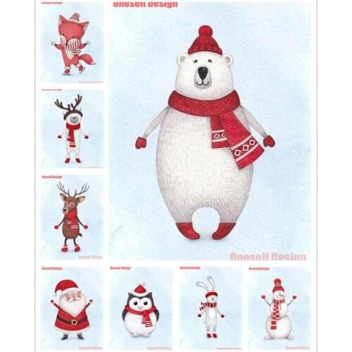 Christmas style gift 5d diamond painting 5d diamond embroidery full square christmas decorations for home diamond mosaic sale