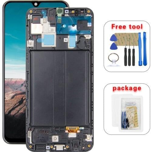 For Samsung galaxy A30 A305 A305F A305FD A305A LCD Touch Screen Digitizer Assembly For Samsung A30 lcd With Frame