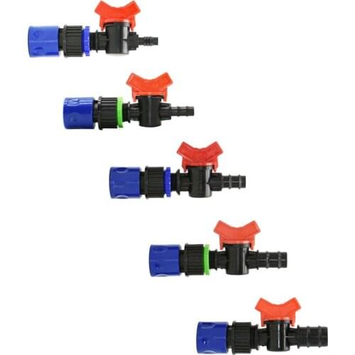 3/8" 10mm 1/2" 20mm 25mm hose Garden tap With 5/8" quick connector 8/11 16mm hose Irrigation water valve crane 1pcs