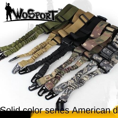 Military Quick Release Safety Rifle Sling Lanyard Strap Rope Line Climbing Rope Tactical Protective Sling for Outdoor Hunting