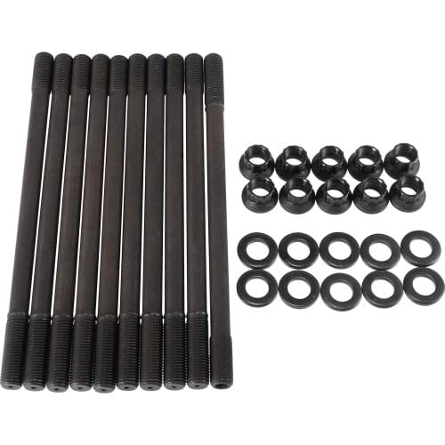 Uxcell Cylinder Head Stud Kit Replacement For Honda Prelude 2.2L H22 H22A4 H23A H23A1 VTEC