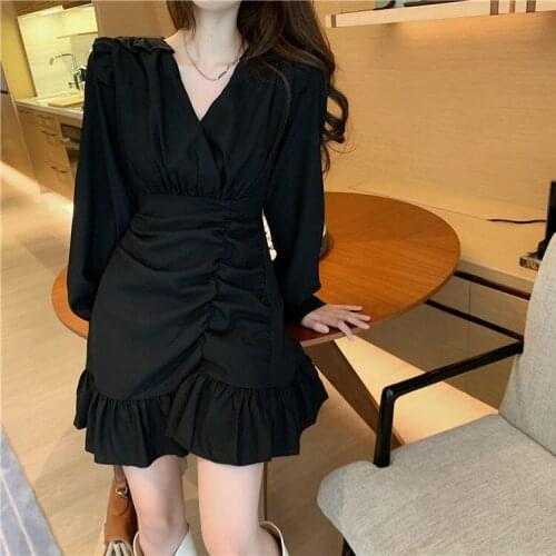 Women Dresses Ruffled Dress For Women 2021 Spring And Autumn Vestido De Mujer