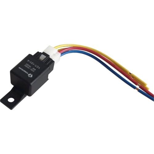 1pc Automotive Relay For Air conditioning cooling Electronic fan modification 4pins 12VDC 24VDC 1A Contact 40A 14VDC 1.8W