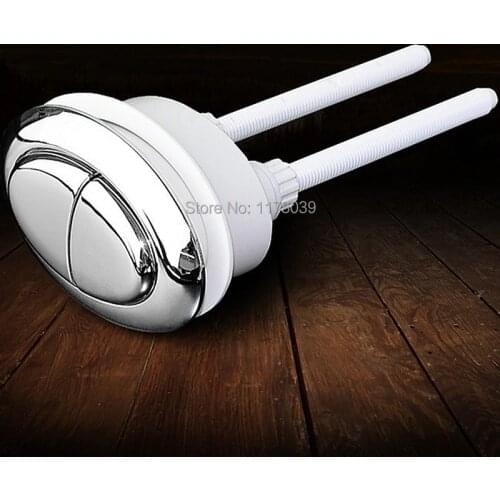 2pcs oval toilet flush dual Push button,75X50mm oval toilet flush Push button,Toilet water tank ceramic cover Push button,J17385