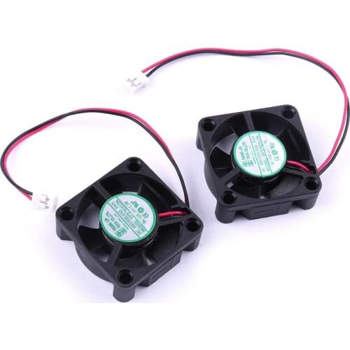 4Pcs DC 12V 2 Wire PC Computer CPU Case Brushless Mini Cooler Cooling Fan Cooler Fan Low noise Black 6000-8000 RPM