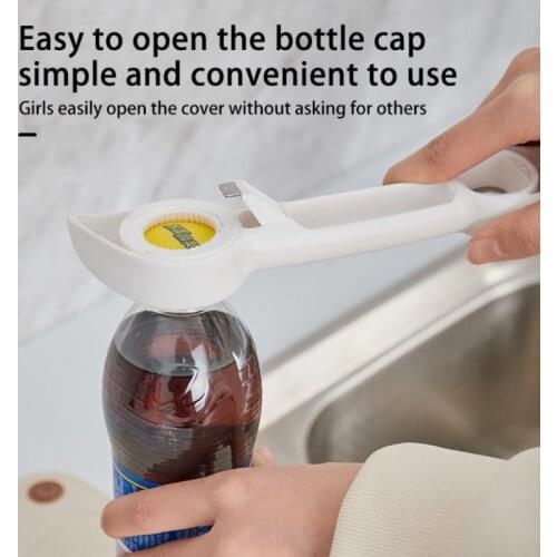 4 In 1 Lids Jar Openers Can Opener Restaurant Promotion Gifts Corkscrew Multipurpose Easy Bottle Opener Kitchen Bar Tools