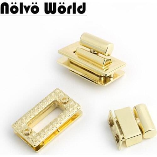 5-10-30sets 18*30mm Turn lock Handbags luggage hardware accessories Square twist lock
