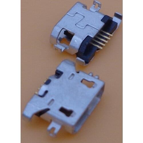 5pcs mini jack socket charging port dock plug micro usb connector For Alcatel A3 OT-5046D OT-5046Y 5046