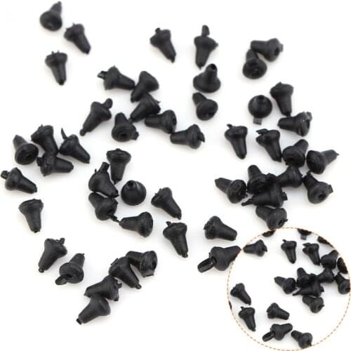 50pcs Fishing Lures Bait Stop Beads Hair Rig Stops Holder Boilie Bait Stopper Fishing Hook Stopper Carp Fishing Accessories