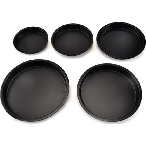 6/7/8/9/10 inch Non Stick Baking Pan Tray DIY Round Pizza Mold Cake Pans Bread Molds Kitchen Baking Tools