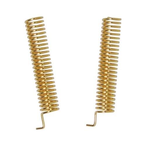 6pcs/lot SW433-TH22 433MHz 22mm Gold Spring Antenna