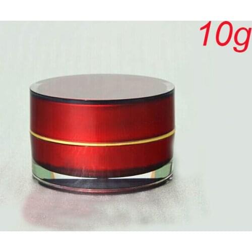 10g ACRYLIC cylinder shape cream bottle cream jar Cosmetic Jar Cosmetic Packaging cosmetic container