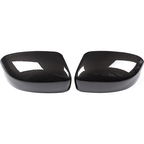 Auto Parts Carbon Fiber Pattern Anti-Scratch Rear View Cover ABS Side Rear View Mirror Cover Trim for Maserati Levante