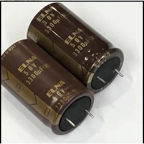 [BELLA]ELNA Japanese original SIL MIC II generation mill Need electrolysis 3300UF\50V original box genuine--10pcs/lot