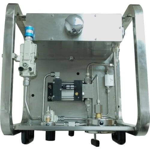 Free shipping Wellness Model: US-M100 500-800 Bar Portable High pressure pneumatic liquid pump system for burst testing