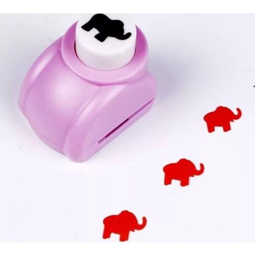 Free shipping 5/8" paper elephant punch 15mm shapes craft punch diy puncher paper cutter scrapbooking punches scrapbook