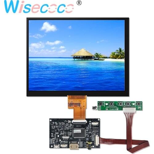 8" IPS TFT LCD monitor screen display dimension eDP HJ080IA-01E 1024*768 with LVDS driver controller board 60Hz for pc&pad